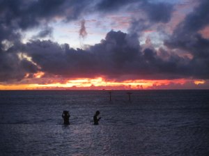 Water Sunset Maldives Dec2012